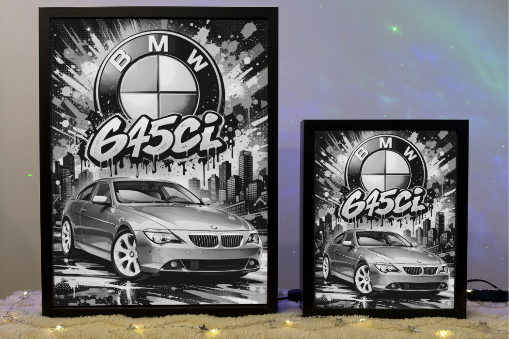 BMW 645ci Prezent Lampka Nocna ObrazoLampka Siwy 3