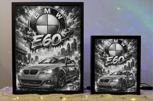 ObrazoLampka Prezent Lampka Nocna BMW e60 czerwone 1