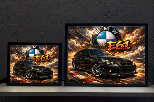 ObrazoLampka Prezent Lampka Nocna BMW E61 czarne 2