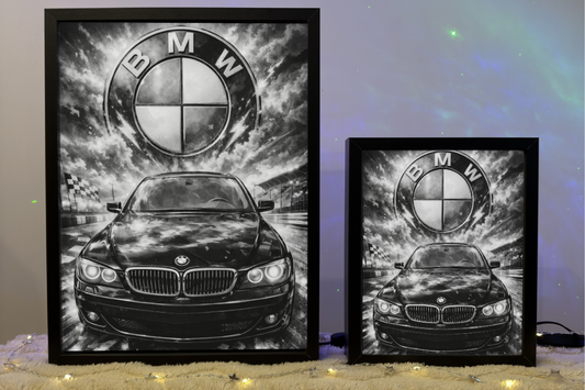 ObrazoLampka Prezent Lampka Nocna BMW E65 Czarne