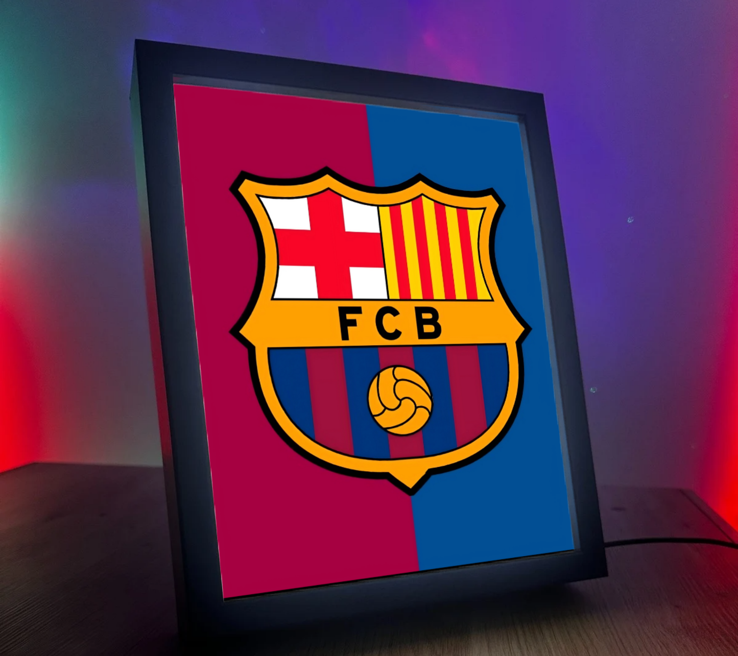 Obrazo lampka FC Barcelona 1 conaprezent dla kibica