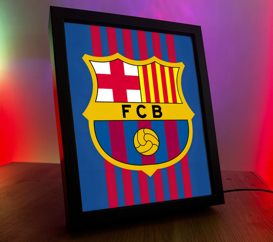 Obrazo lampka FC Barcelona 3 prezent dla kibica