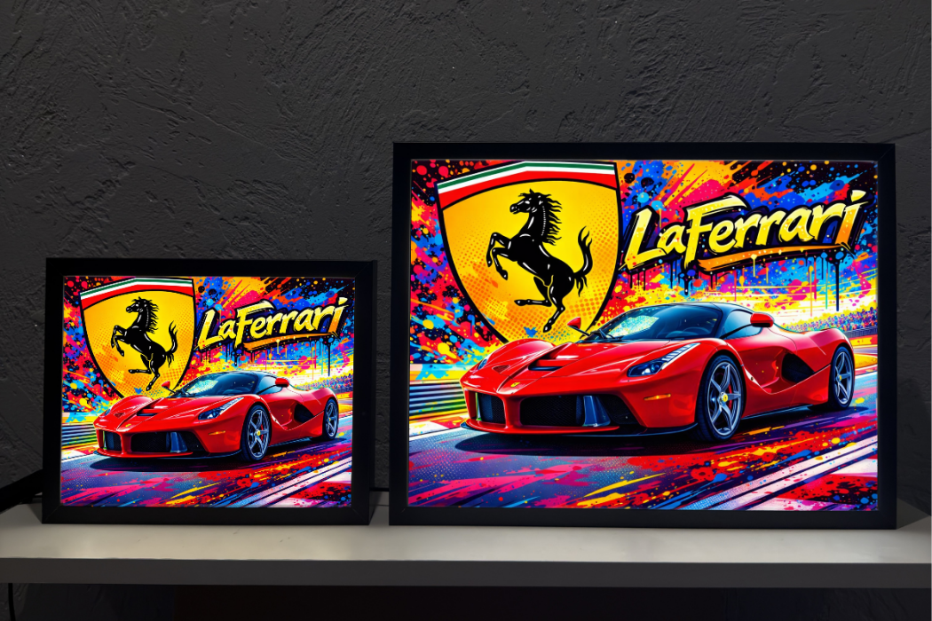 ObrazoLampka Prezent Lampka Nocna Ferrari LaFerrari 1