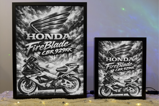 Honda CBR 929rr FireBlade Lampka Nocna Pomysł na Prezent ObrazoLampka 3
