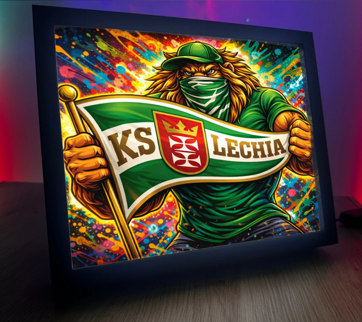 Obrazo Lampka KS Lechia Gdańsk 2