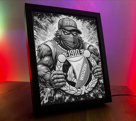 Obrazo Lampka Widzew Łódź 2