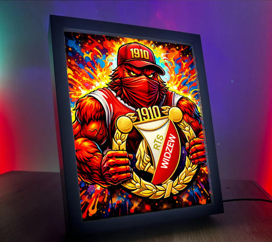 Obrazo Lampka Widzew Łódź 2