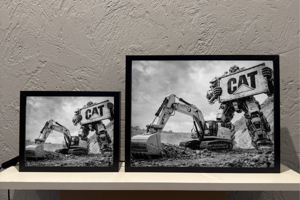 Lampka Nocna ObrazoLampka na prezent Koparka CAT Caterpillar 2