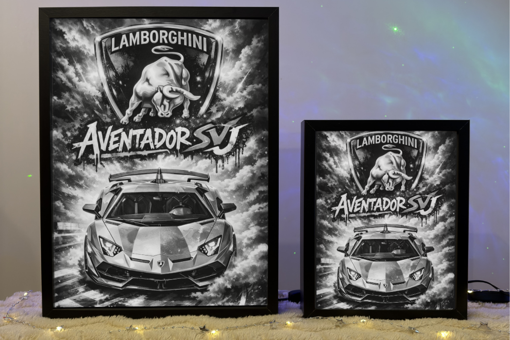 ObrazoLampka Prezent Lampka Nocna Lamborghini SVJ 1