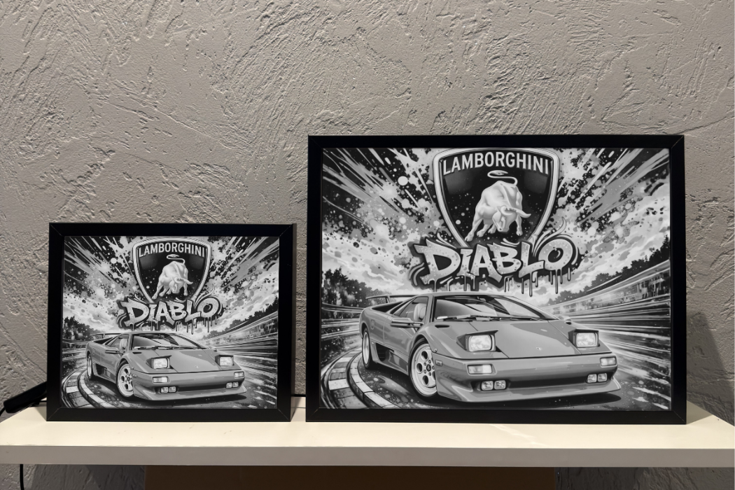ObrazoLampka Prezent Lampka Nocna Lamborghini Diablo 1