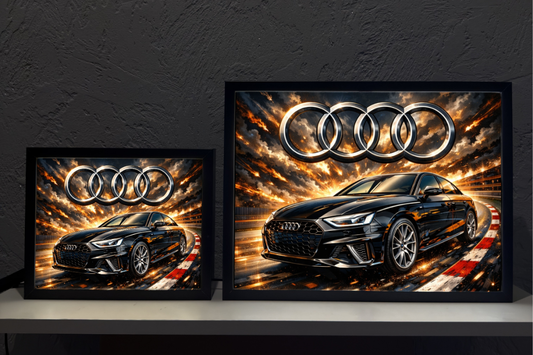 ObrazoLampka Prezent Lampka Nocna Audi A4 B9 1