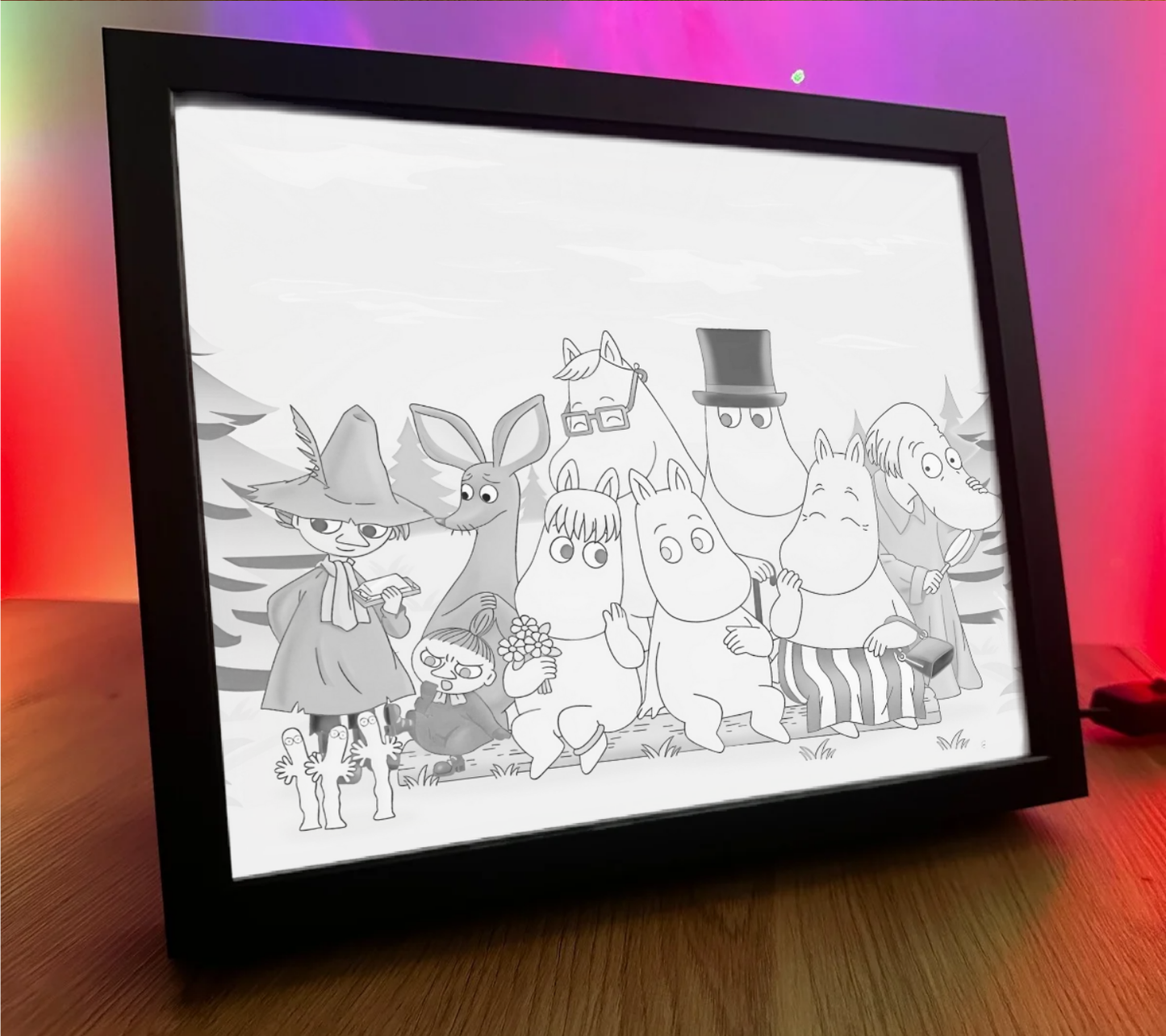 Obrazo-lampka na prezent Muminki 4