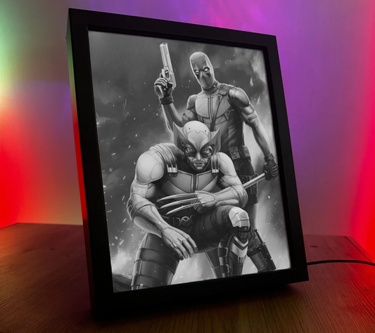 Obrazo-lampka pomysł na prezent Deadpool 2