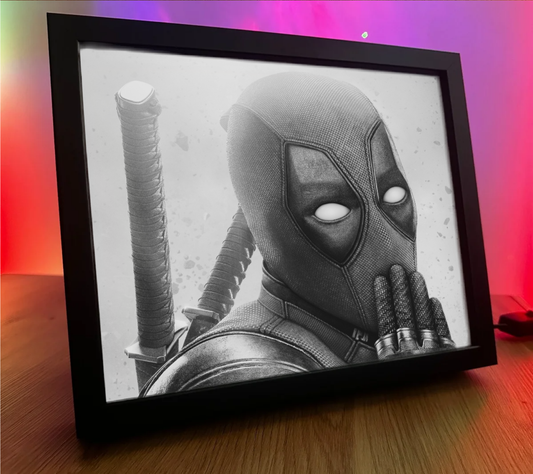 Obrazo-lampka pomysł na prezent Deadpool 4