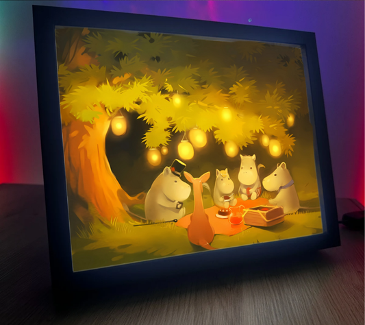 Obrazo-lampka na prezent Muminki 5