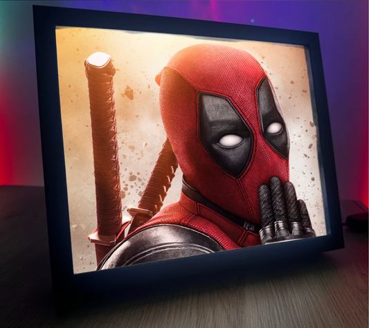 Obrazo-lampka pomysł na prezent Deadpool 4