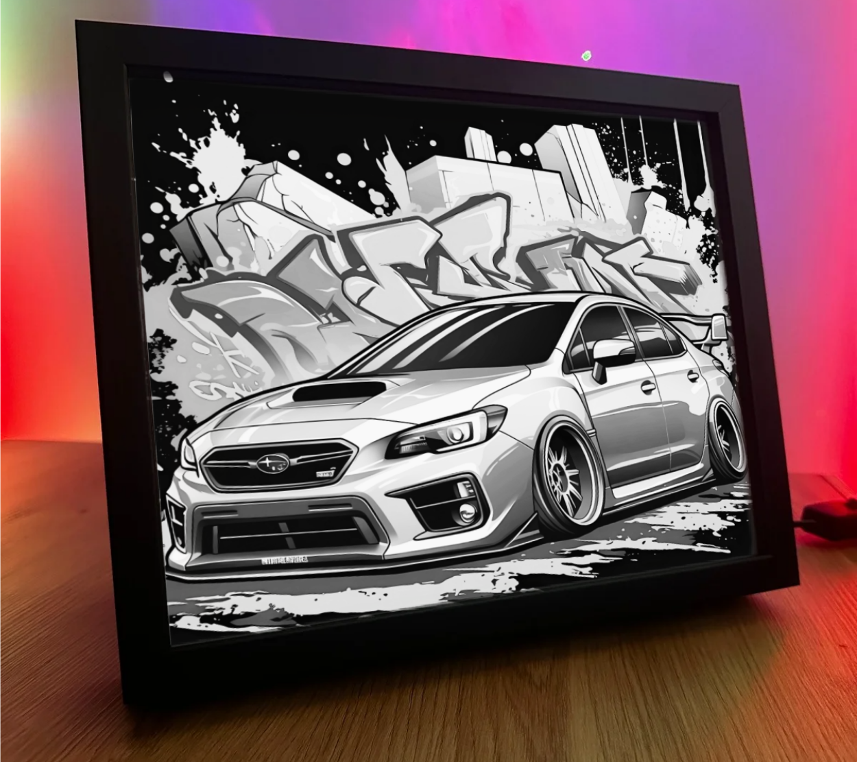 Obrazolampka Na prezent Subaru mega efekt