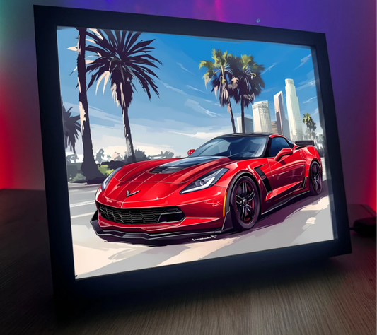 Obrazolampka Na prezent Chevrolet Corvette