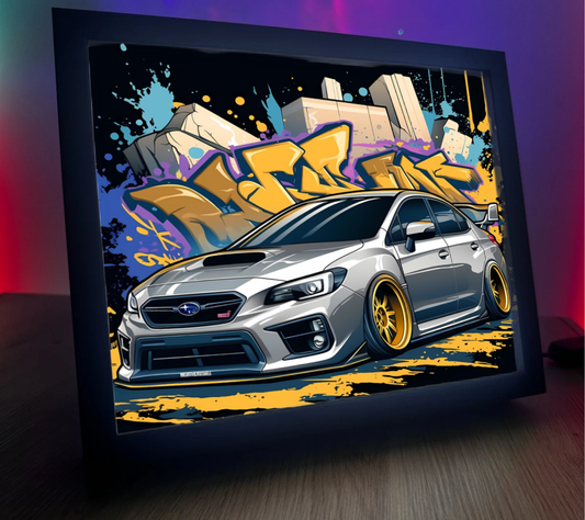 Obrazolampka Na prezent Subaru mega efekt