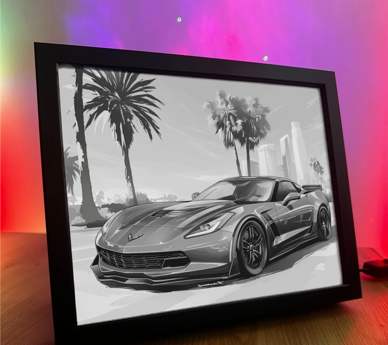 Obrazolampka Na prezent Chevrolet Corvette