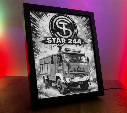 ObrazoLampka Star 244 Straż Pożarna 1