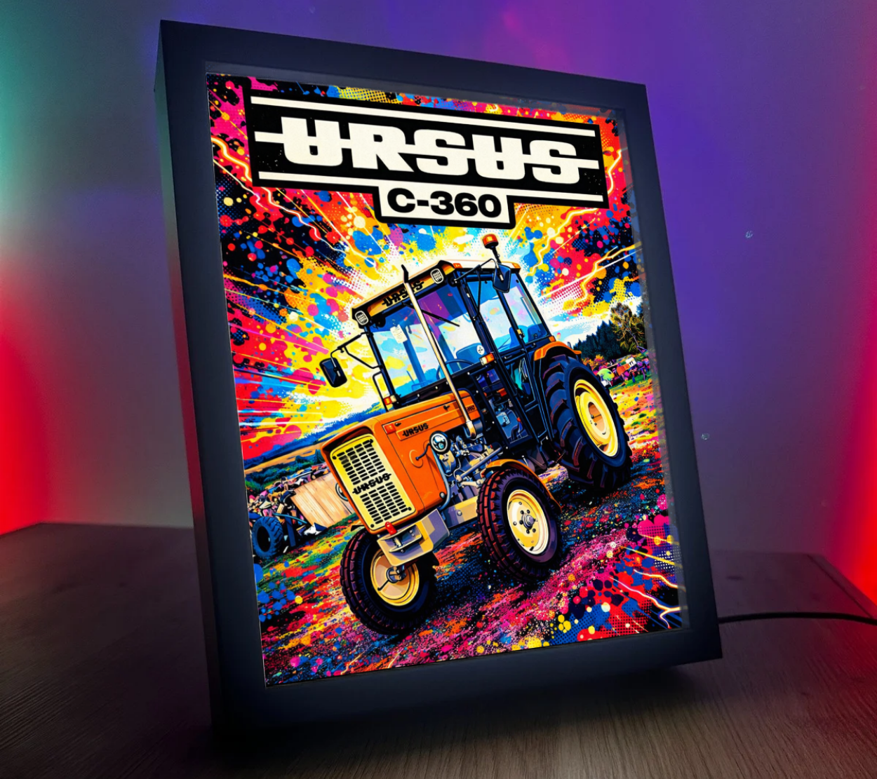 ObrazoLampka Traktor Ursus C-360 Z Kabiną 4