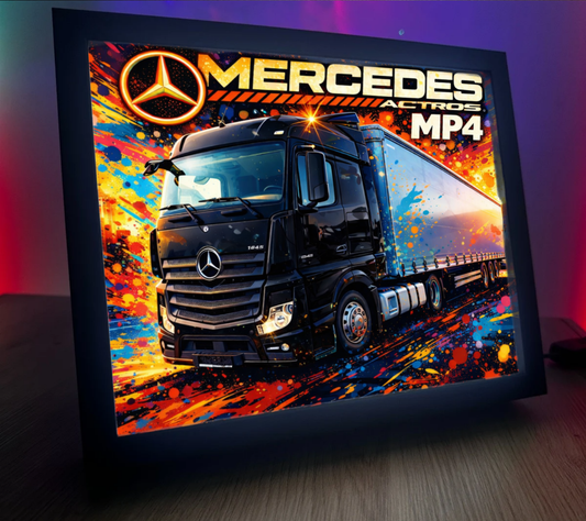 ObrazoLampka Mercedes Actros MP4 czarny 1