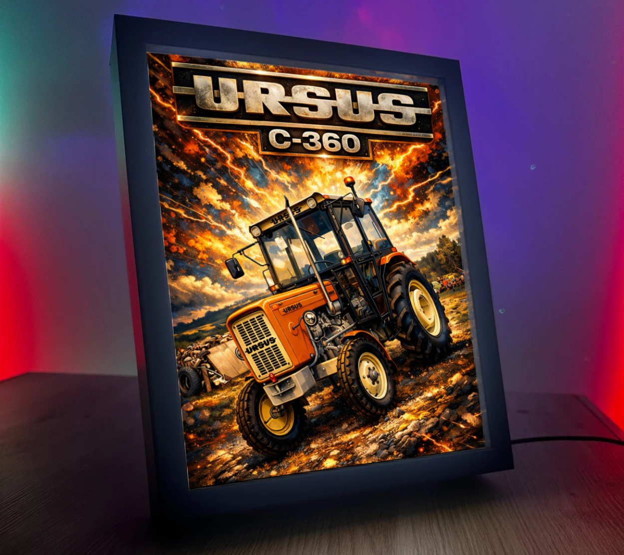 ObrazoLampka Traktor Ursus C-360 Z Kabiną 3