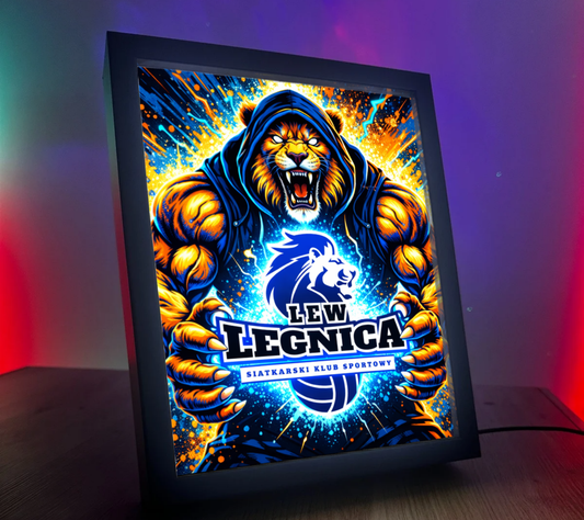 Obrazo Lampka Lew Legnica 1