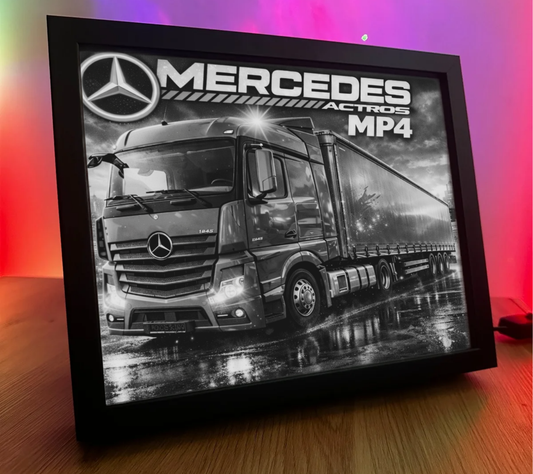 ObrazoLampka Mercedes Actros MP4 czarny 2