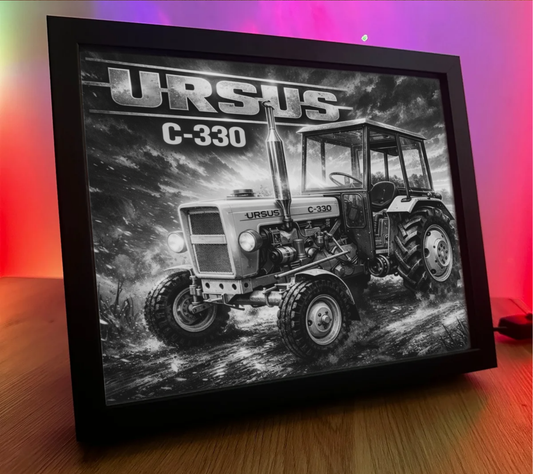 ObrazoLampka Traktor Ursus C-330 żółty 2