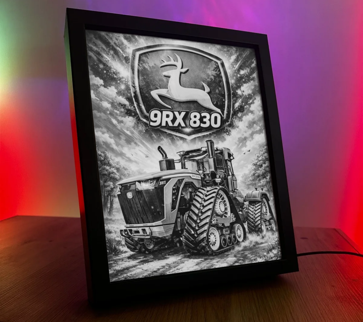 ObrazoLampka Traktor John Deere 9rx 2