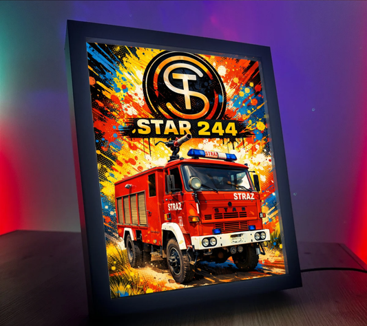 ObrazoLampka Star 244 Straż Pożarna 1