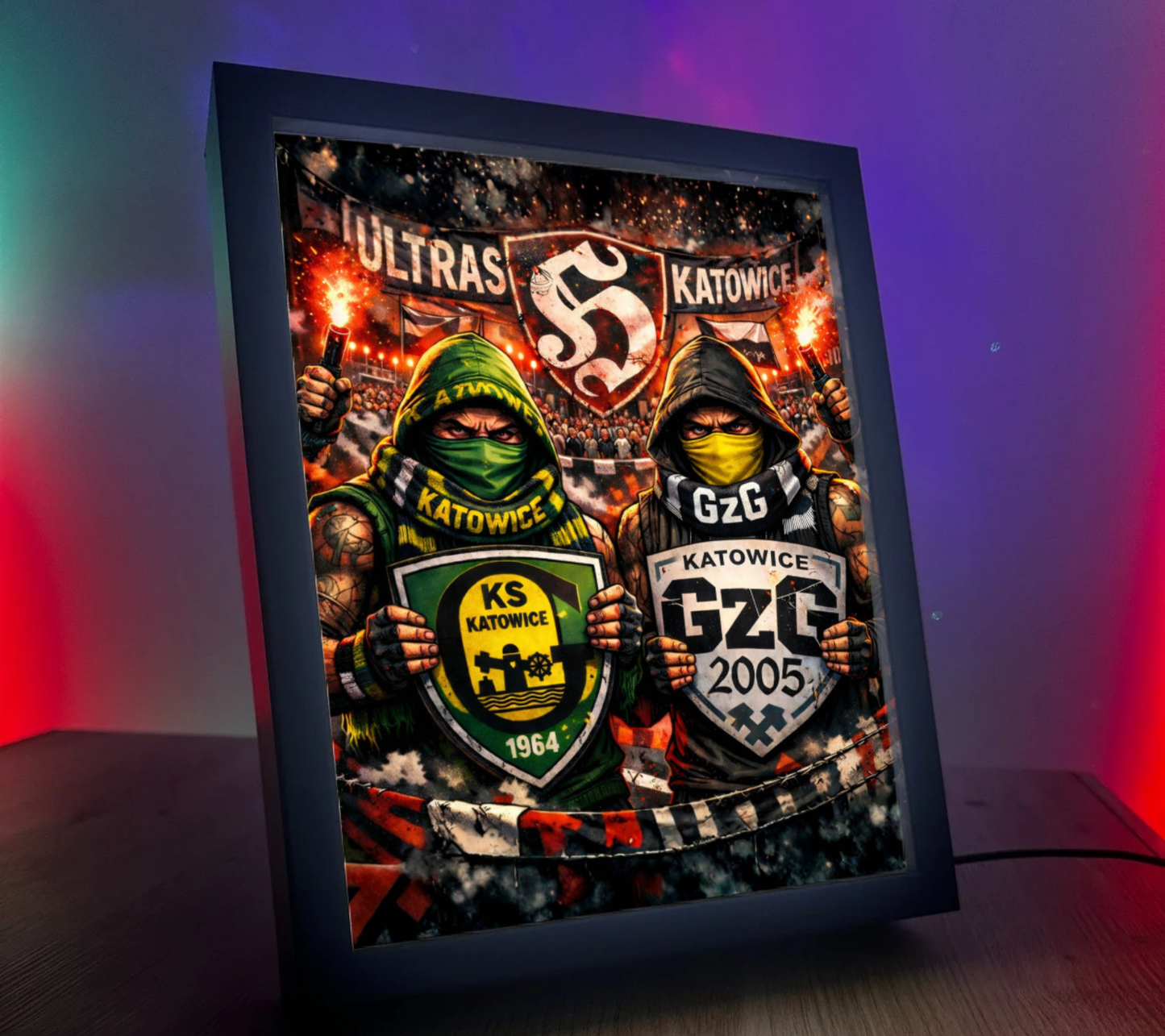 Obrazo Lampka GKS Katowice GzG GKS & GzG 3