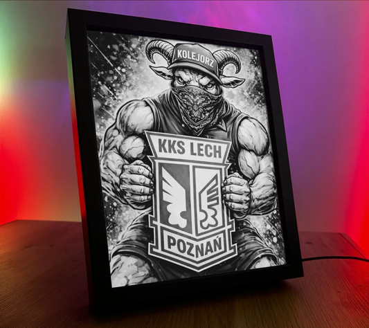 Obrazo Lampka KKS Lech Poznań 8