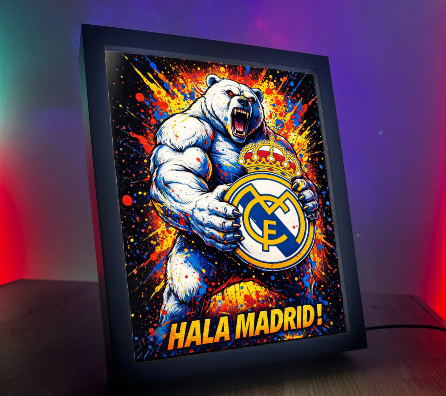ObrazoLampka Real Madryt HALA MADRID 1