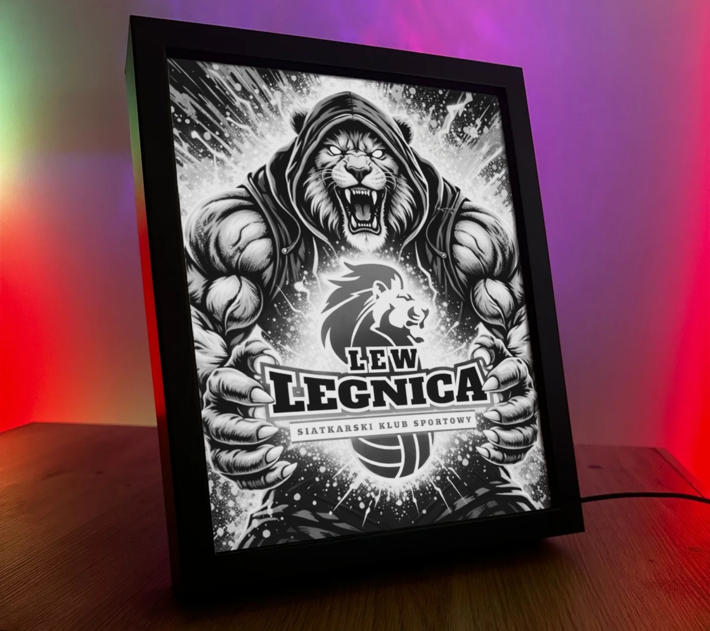 Obrazo Lampka Lew Legnica 1