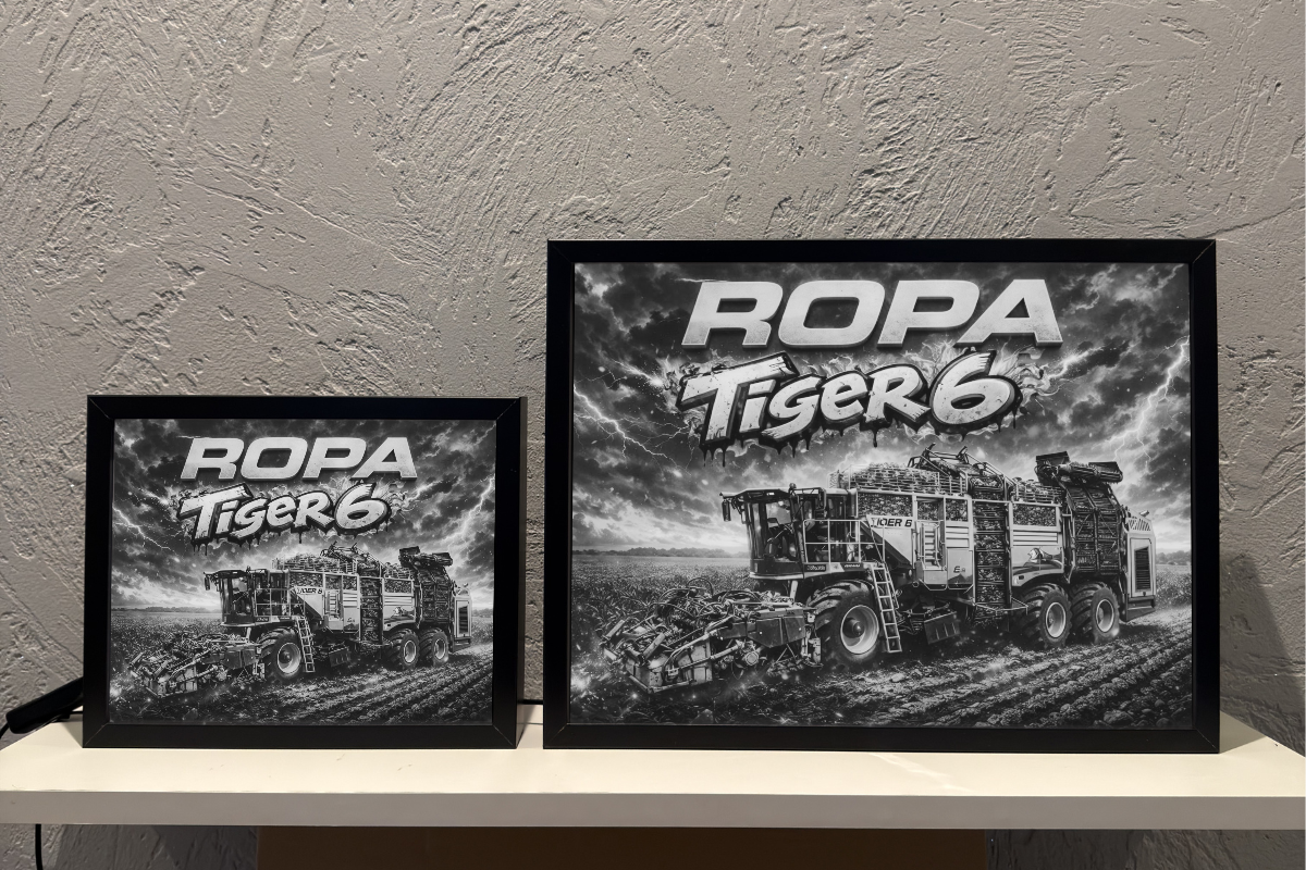 ObrazoLampka lampka nocna Traktor Kombajn Ropa Tiger 6 2