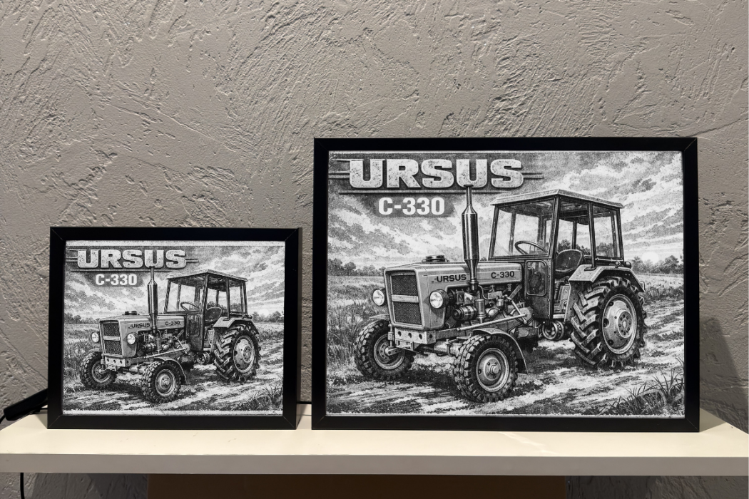 ObrazoLampka Traktor Ursus C-330 C330 Retro 1