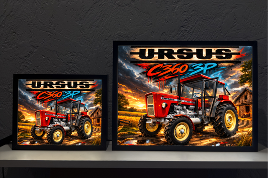 ObrazoLampka Traktor Ursus C360 C-360 3P Prezent 1