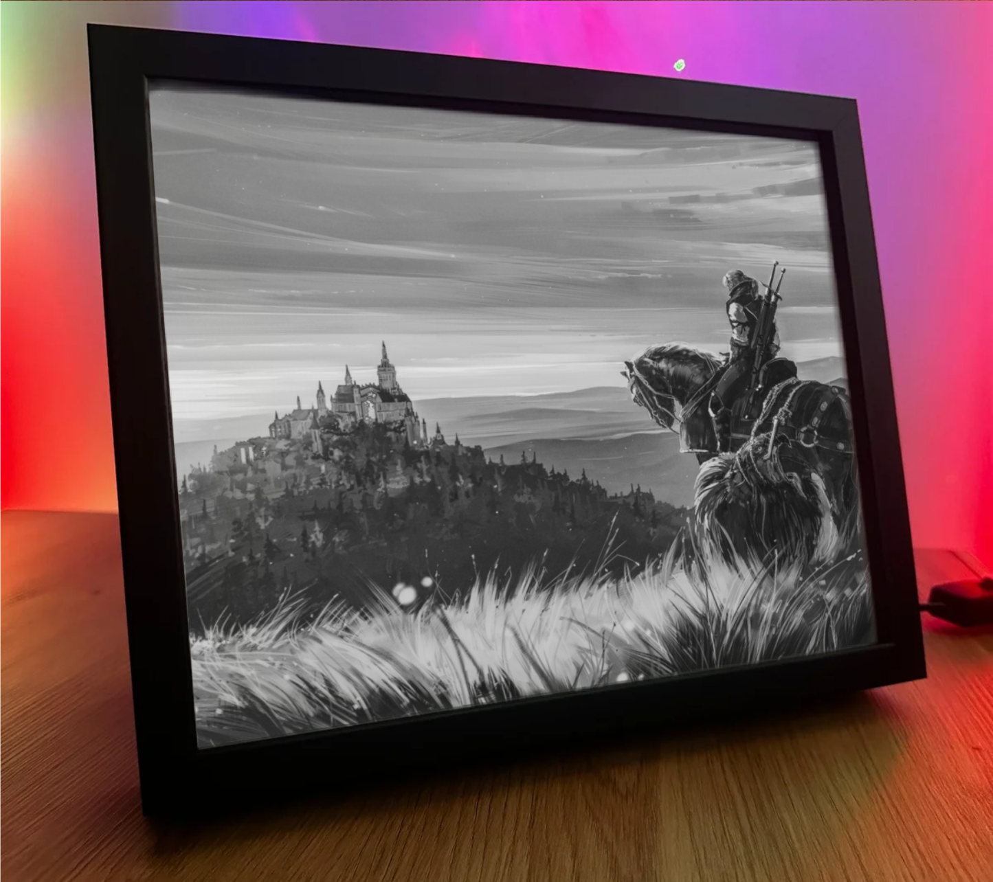 Obrazo Lampka Wiedźmin The Witcher pomysł na prezent 17