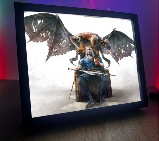 Obrazo Lampka Wiedźmin The Witcher pomysł na prezent 19
