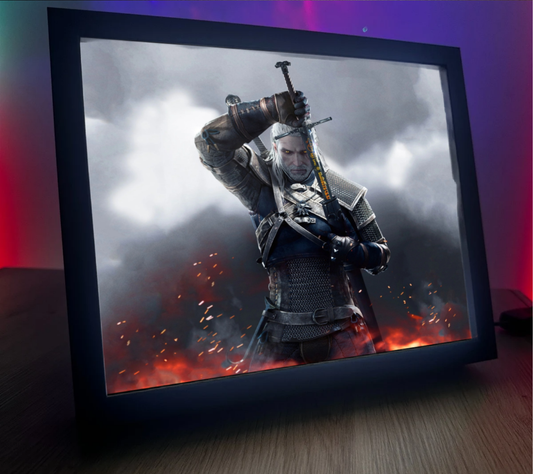 Obrazo Lampka Wiedźmin The Witcher pomysł na prezent 22